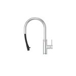 Quooker Zestaw bateria kuchenna z wyciąganą wylewką Flex Round plus zbiornik HOT 7L COMBI+ Chrom 