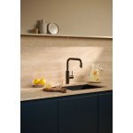 Quooker Zestaw bateria kuchenna z wyciąganą wylewką Flex Square plus zbiornik HOT 7L COMBI+ Gunmetal