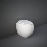 Rak Ceramika Cloud Miska WC stojąca bezrantowa 56x40 cm biały mat CLOWC1346500A