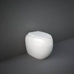Rak Ceramika Cloud Miska WC stojąca bezrantowa 56x40 cm biały połysk CLOWC1346AWHA