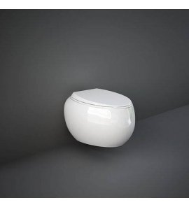 Rak Ceramika Cloud Miska WC wisząca bezrantowa 56x40 cm biały połysk CLOWC1446AWHA