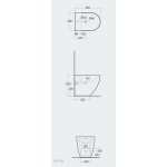 Rak Ceramika Des Bidet 52x38 biały połysk DESBD2015AWHA