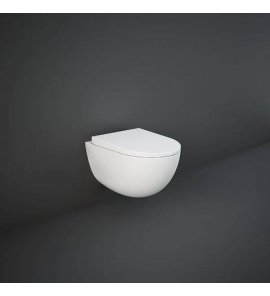 Rak Ceramika Des Miska WC podwieszana bezrantowa 42x40x56 cm biały połysk DESWC1446AWHA