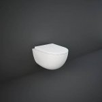 Rak Ceramika Des Miska WC podwieszana bezrantowa 42x40x56 cm biały połysk DESWC1446AWHA
