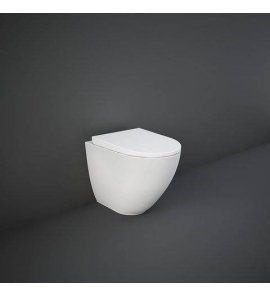 Rak Ceramika Des Miska WC stojąca bezrantowa 42x38x52 cm biały połysk DESWC1346AWHA