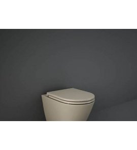 Rak Ceramika Feeling Deska WC wolnoopadająca slim cappuccino mat RSTSC3901514
