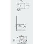 Rak Ceramika Feeling Metropolitan Bidet 52,5x33,7 cappuccino mat MP07514A