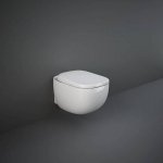Rak Ceramika Illusion Miska WC podwieszana 35x38x52 cm biały połysk ILLWC1446AWHA