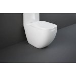 Rak Ceramika Illusion Miska WC stojąca bezrantowa do kompaktu 42x38x64 cm biały połysk ILLWC1146AWHA