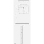Rak Ceramika Joy Lustro z oświetleniem LED 100x68 JOYMR10068LED