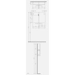 Rak Ceramika Joy Szafka z lustrem 80x68,5 JOYMC08002