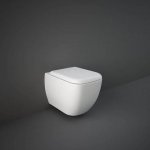 Rak Ceramika Metropolitan Miska WC podwieszana bezrantowa 34,5x34x52,5 cm biały połysk MP13AWHA