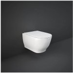 Rak Ceramika Moon Miska WC podwieszana bezrantowa 56x36x36 cm biały połysk HAR19AWHA