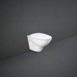 Rak Ceramika Morning Miska WC podwieszana bezrantowa 32x36,5x52 cm biały połysk MORWC1445AWHA