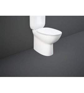 Rak Ceramika Morning Miska WC stojąca bezrantowa do kompaktu 42x36,5x64 cm biały połysk MORWC1146AWHA