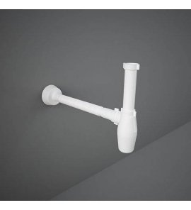 Rak Ceramika Rak Duo Syfon umywalkowy plastikowy do umywalek stojących biały BTRWBPPR020