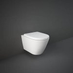Rak Ceramika Resort Miska WC podwieszana bezrantowa 34x36x52 cm biały połysk RST23AWHA