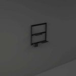  Rak Ceramika Uno Joy Uniwersalny system półkowy mini drabinka 60x60 Czarny mat USSAS0002504