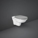 Rak Ceramika Washington Miska WC podwieszana z kołnierzem 40x36x56 cm biały połysk WAWC00004