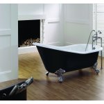  Recor Slipper Wanna wolnostojąca bez otworu na baterię 170x76x79,5 cm czarny SLIPPER3