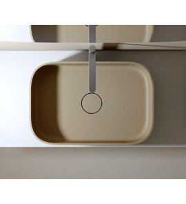  Relax Design Hapai Umywalka stawiana 60x40 raw fabric matt HAPAI60LX11MATT