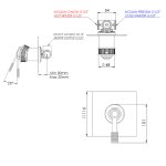 Remer Atelier Bateria natryskowa podtynkowa Chrom AL30Q