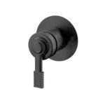 Remer Atelier Bateria natryskowa podtynkowa Brushed Black Chrome AL30LCFP