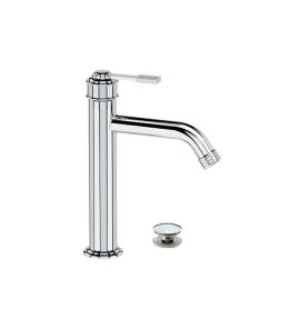 Remer Atelier Bateria umywalkowa jednouchwytowa z korkiem automatycznym Chrom AL10ACC