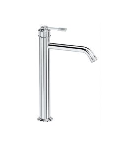 Remer Atelier Bateria umywalkowa wysoka jednouchwytowa bez korka Chrom AL11LXL