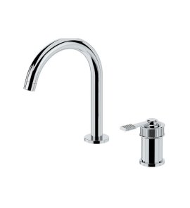 Remer Atelier Bateria umywalkowa jednouchwytowa dwuotworowa Chrom AL57