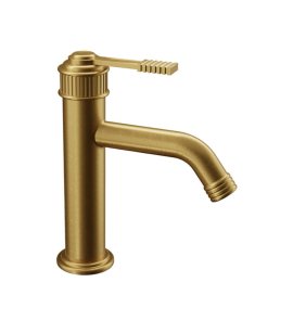 Remer Atelier Bateria umywalkowa jednouchwytowa bez korka Brushed Gold AL12BG