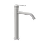 Remer Atelier Bateria umywalkowa wysoka jednouchwytowa bez korka Matt White AL11LXLBO