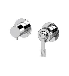 Remer Atelier Bateria wannowo-natryskowa podtynkowa 3-drożna - element zewnętrzny Chrom AL93ZPWB