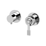 Remer Atelier Bateria wannowo-natryskowa podtynkowa 3-drożna - element zewnętrzny Chrom AL93ZPWB