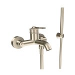 Remer Atelier Bateria wannowo-natryskowa ścienna z zestawem natryskowym Visual Inox AL02XV