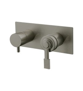 Remer Atelier Bateria wannowo-natryskowa podtynkowa 2-drożna - element zewnętrzny Visual Inox AL92ZWBXV