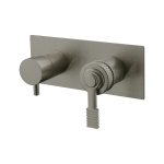 Remer Atelier Bateria wannowo-natryskowa podtynkowa 2-drożna - element zewnętrzny Visual Inox AL92ZWBXV