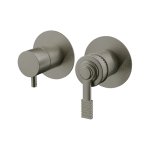 Remer Atelier Bateria wannowo-natryskowa podtynkowa 3-drożna - element zewnętrzny Visual Inox AL93ZPWBXV