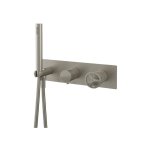 Remer Chrono Bateria natryskowa podtynkowa z zestawem natryskowym 2-drożna - element zewnętrzny Visual Inox CH97D2WBXV