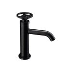 Remer Chrono Bateria umywalkowa jednouchwytowa bez korka Brushed Black Chrome CH12CFP