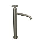 Remer Chrono Bateria umywalkowa jednouchwytowa wysoka bez korka Visual Inox CH11LXLXV