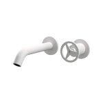 Remer Chrono Bateria umywalkowa jednouchwytowa 190 mm podtynkowa Matt White CH15PLBO