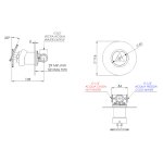 Remer Chrono Bateria wannowo-natryskowa podtynkowa Chrom CH30L