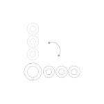 Remer Chrono Bateria wannowo-natryskowa podtynkowa 2-drożna - element zewnętrzny Chrom CH98D2PWB