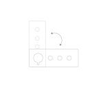 Remer Chrono Bateria wannowo-natryskowa podtynkowa 4-drożna - element zewnętrzny Matt White CH98D4WBBO