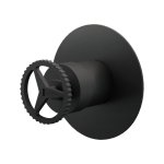 Remer Chrono Bateria wannowo-natryskowa podtynkowa Matt Black CH30LNO