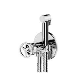 Remer Chrono Bidetka z mieszaczem/słuchawka Chrom CH65W