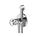 Remer Chrono Bidetka z mieszaczem/słuchawka Chrom CH65W