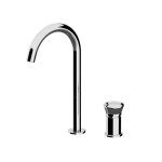 Remer Element Bateria umywalkowa 2-otworowa wysoka bez korka Chrom ET57L