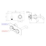 Remer Element Bateria umywalkowa jednouchwytowa 170 mm podtynkowa Chrom ET15